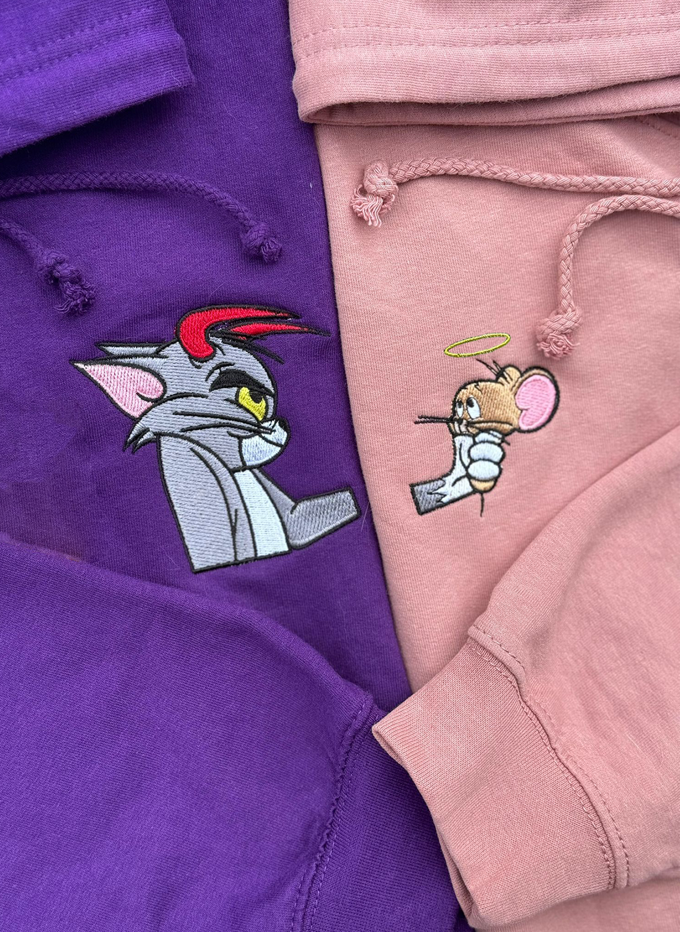 Sweatshirts - matching (inspired by Tom and Jerry)