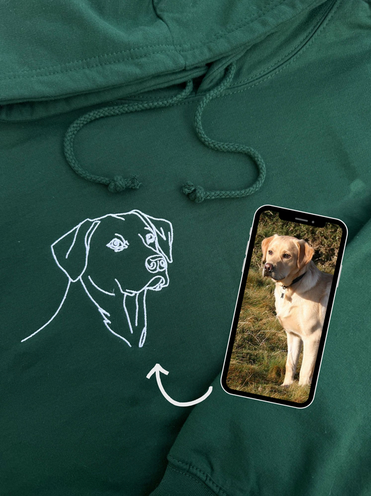 Bluza z outlinem pupila