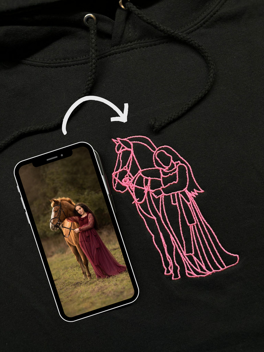 Bluza z outlinem ze zdjęcia