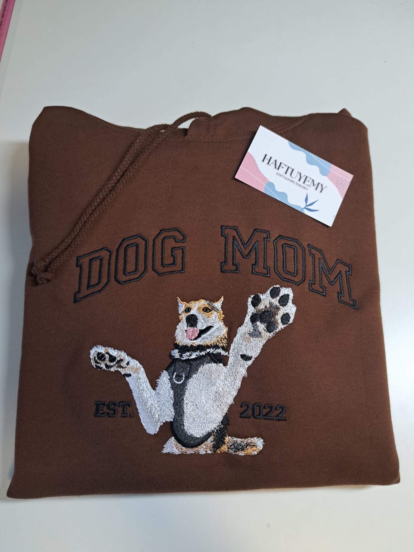 A sweatshirt with your pet's image