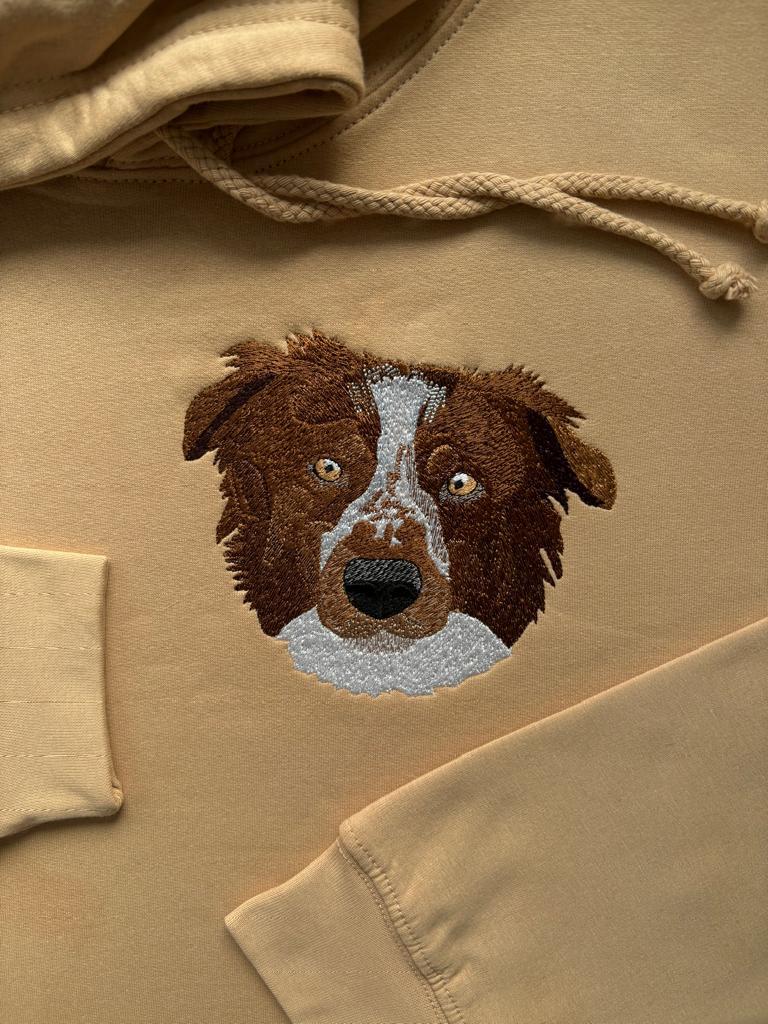 A sweatshirt with your pet's image