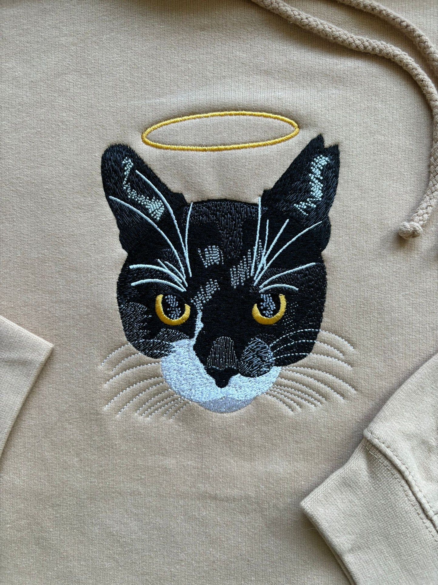 A sweatshirt with your pet's image