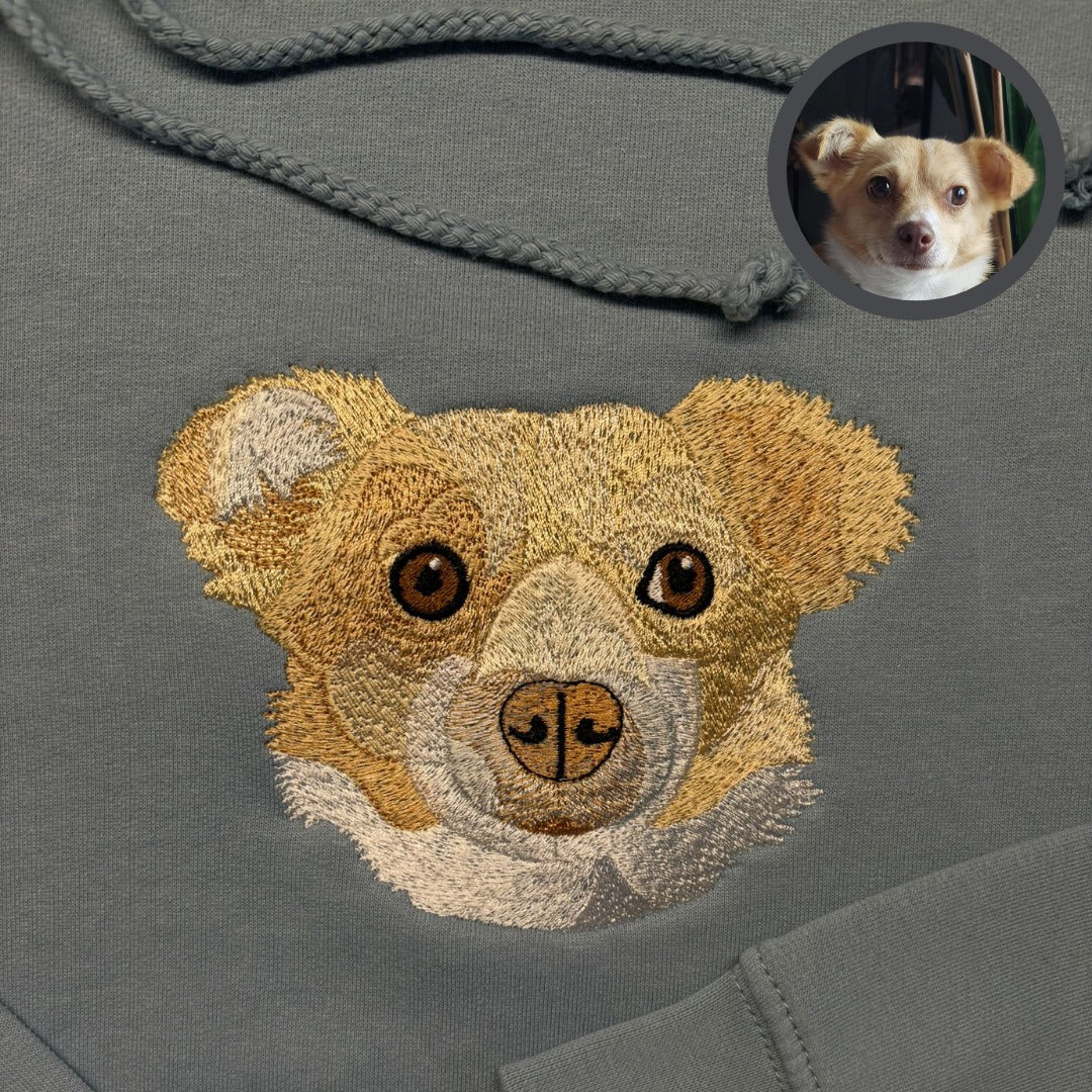 A sweatshirt with your pet's image