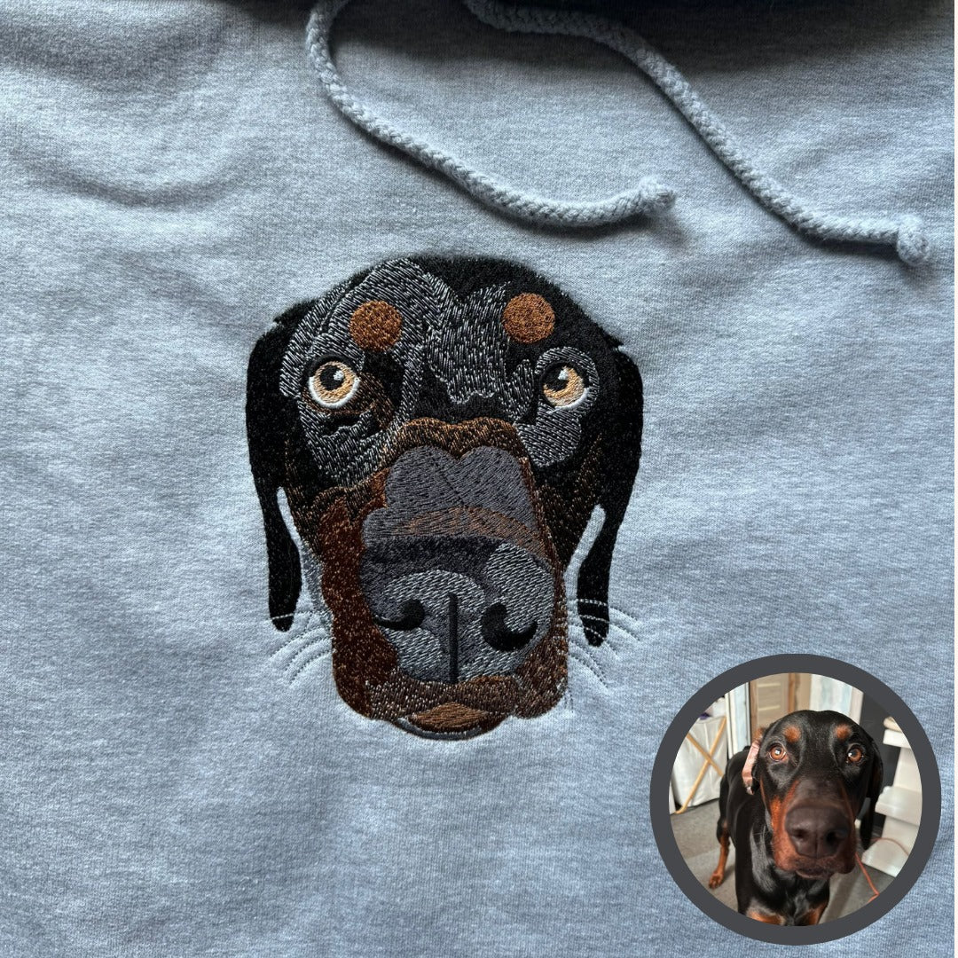 A sweatshirt with your pet's image