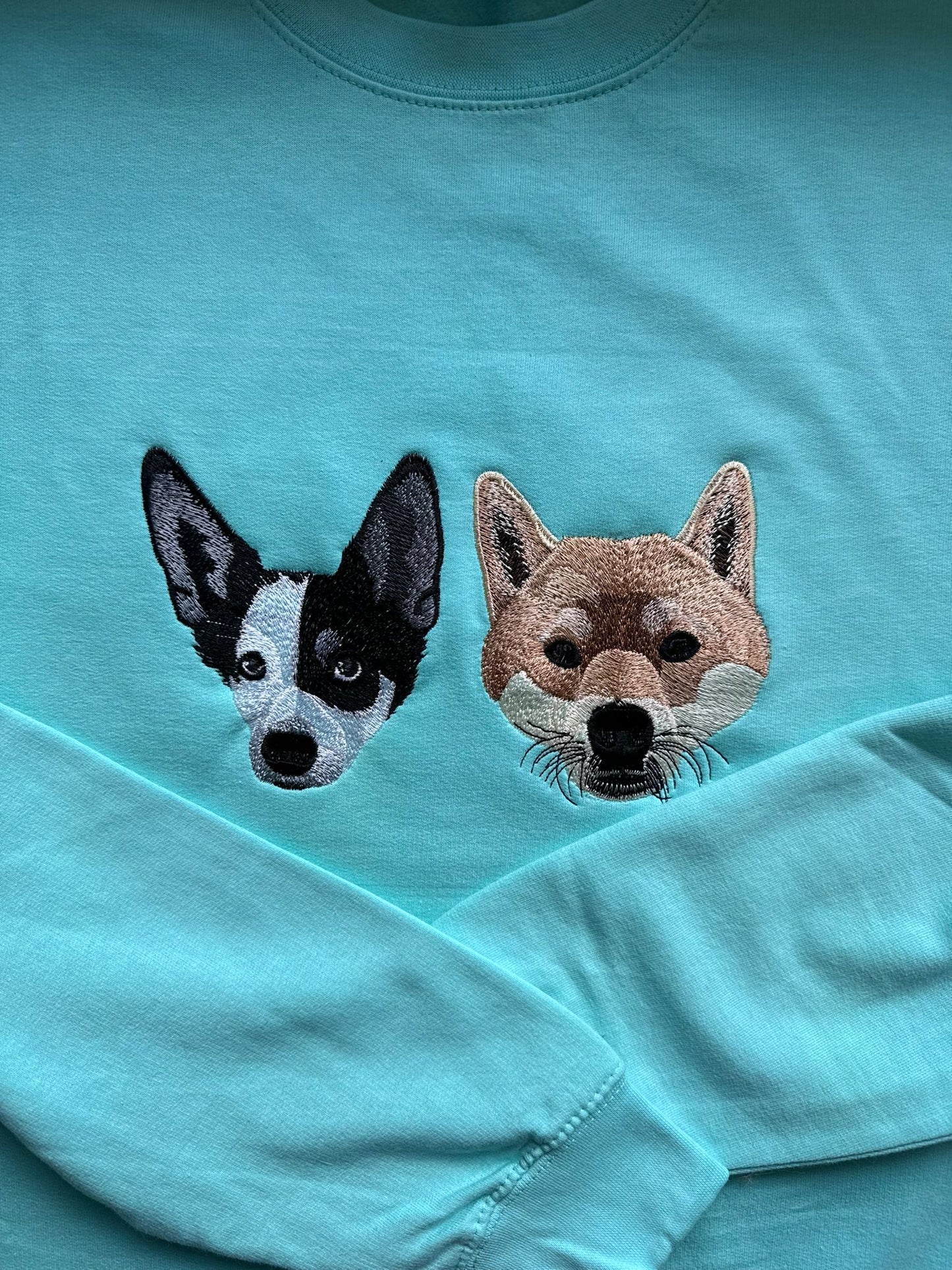 A sweatshirt with your pet's image