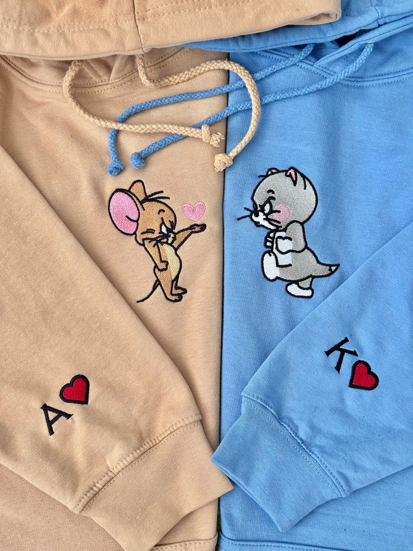 Sweatshirts - matching (inspired by Tom and Jerry)