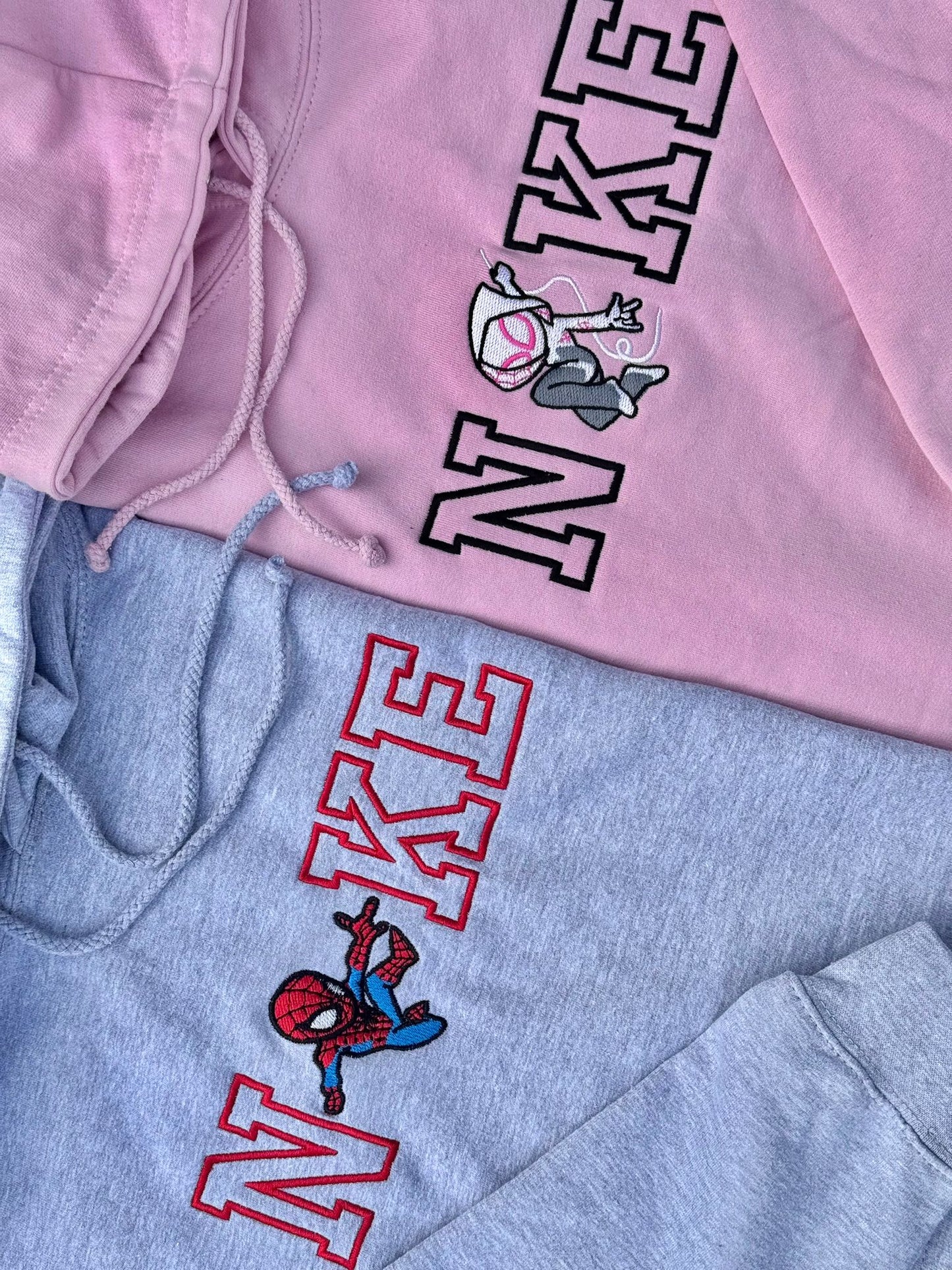 Komplet bluz - matching ( inspirowana Spiderman)