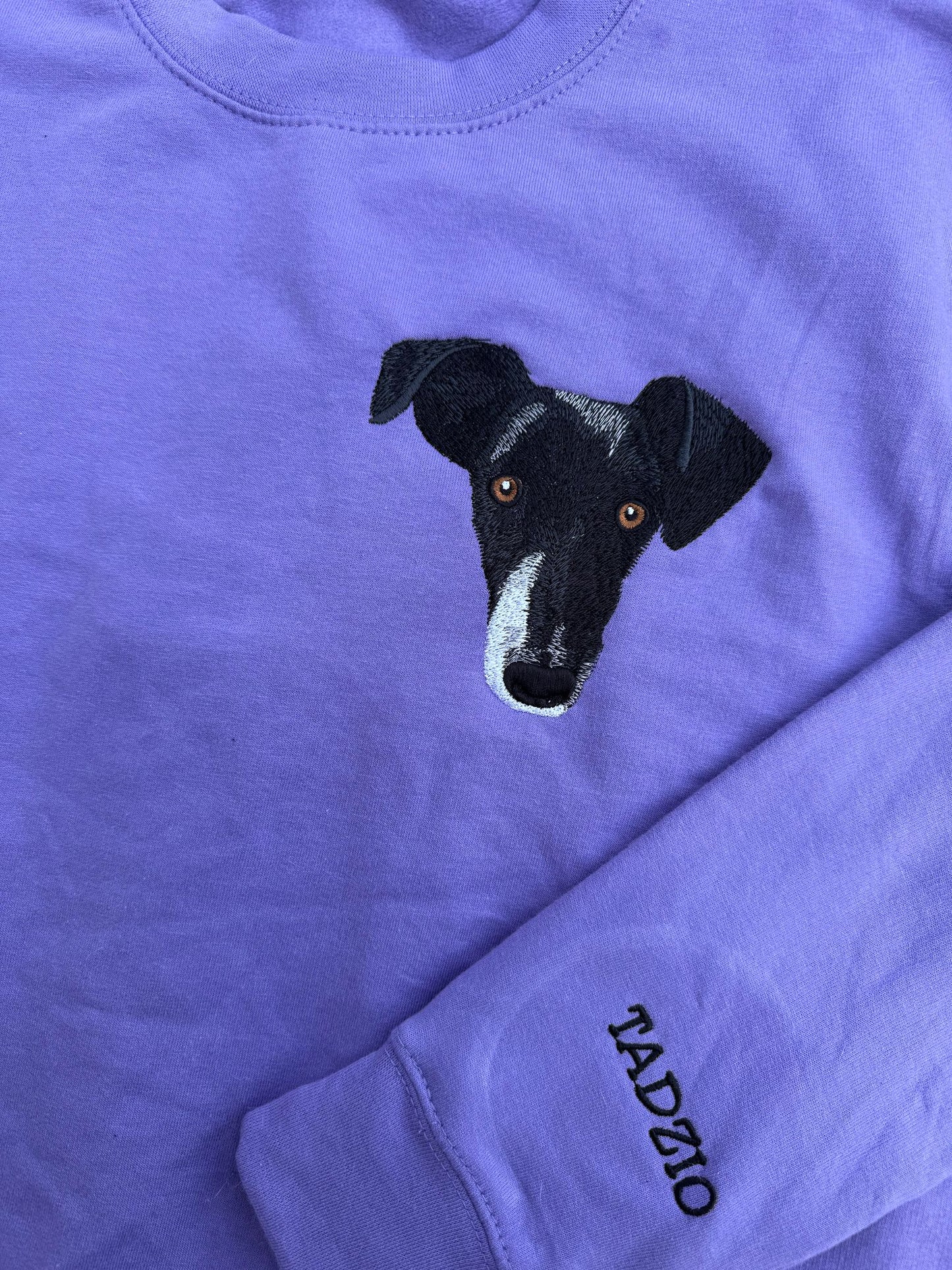 A sweatshirt with your pet's image