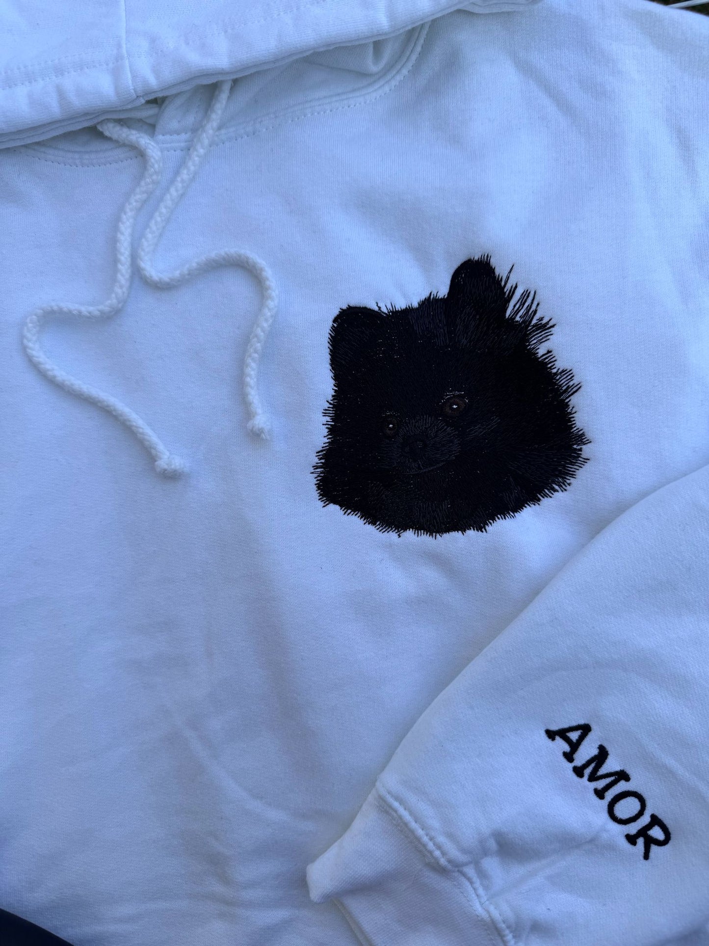 A sweatshirt with your pet's image