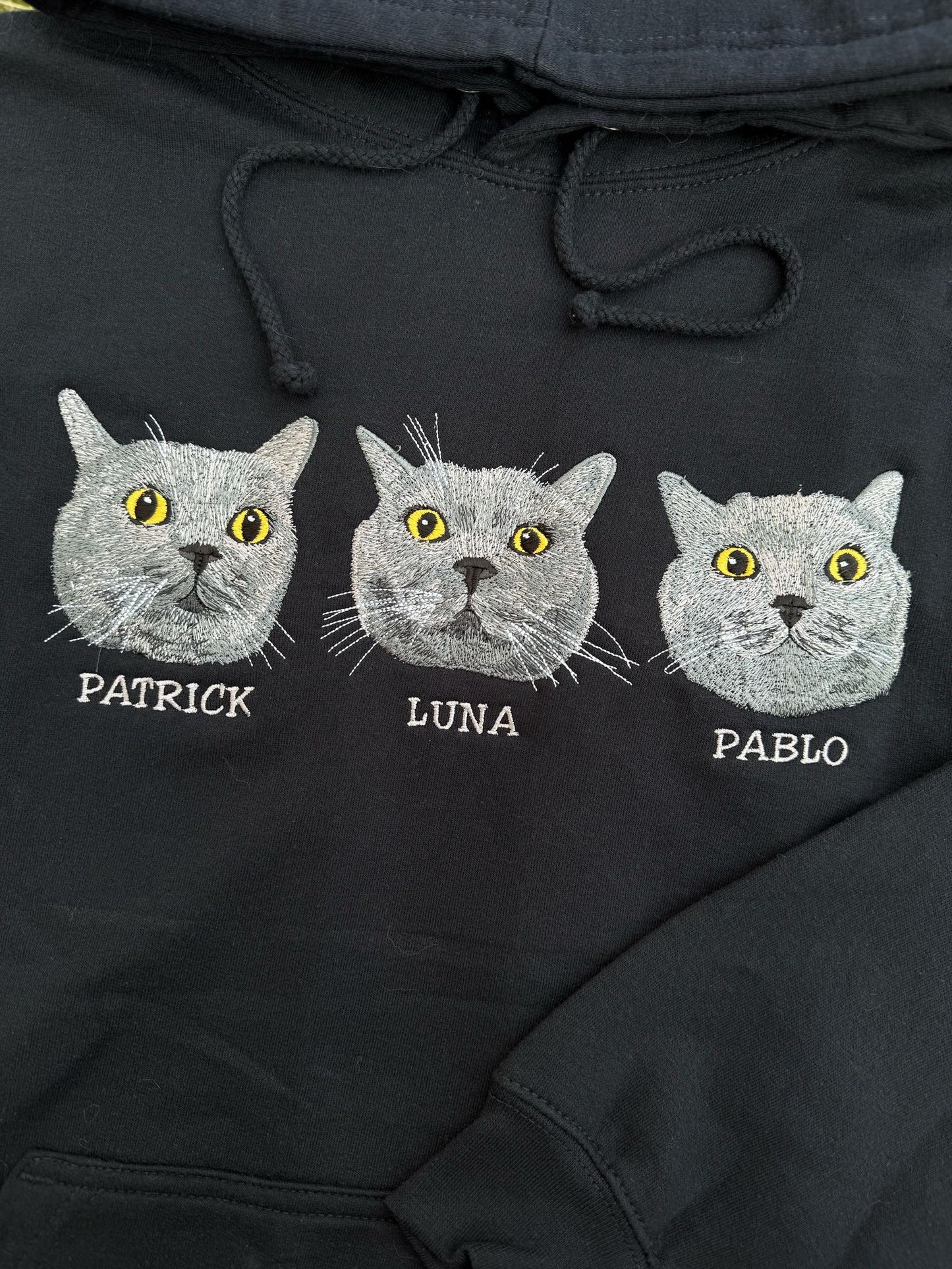 A sweatshirt with your pet's image