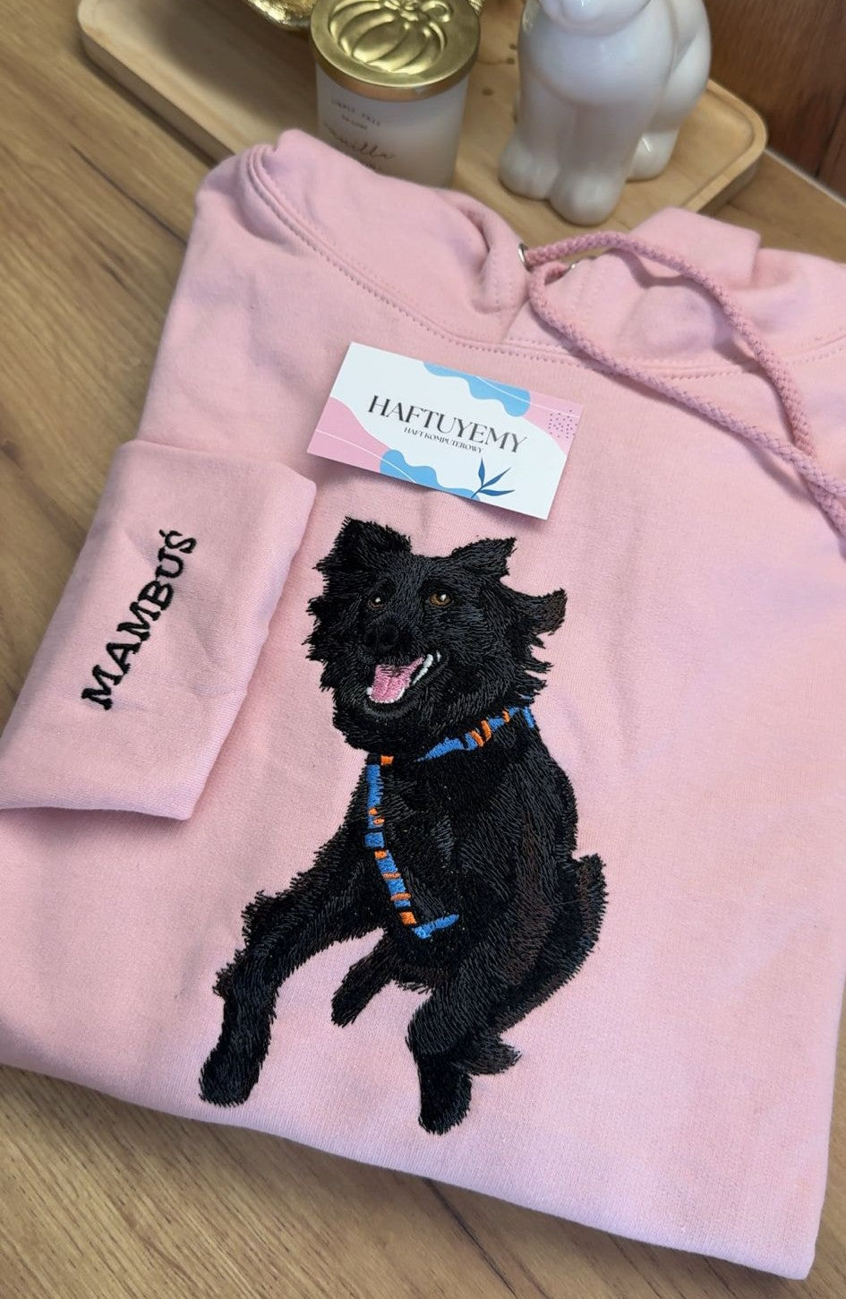 A sweatshirt with your pet's image