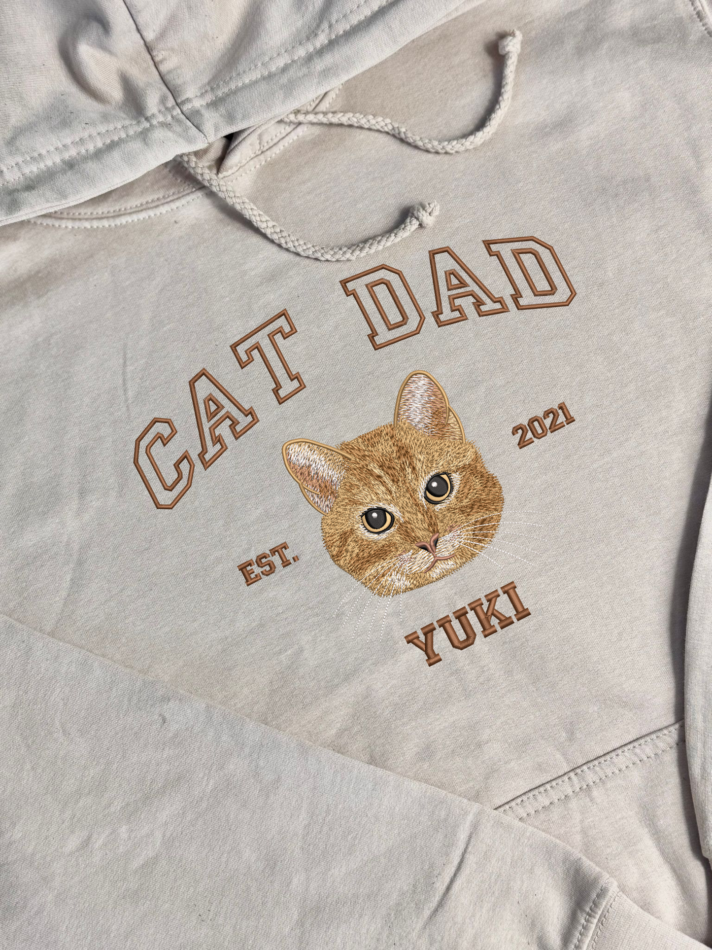 A sweatshirt with your pet's image