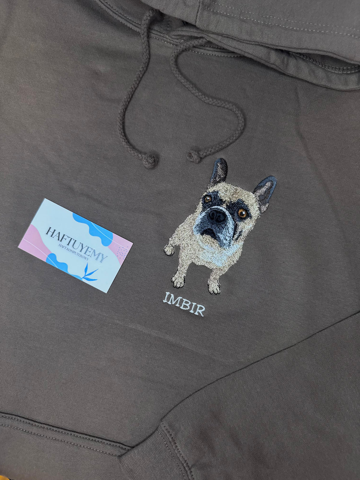 A sweatshirt with your pet's image