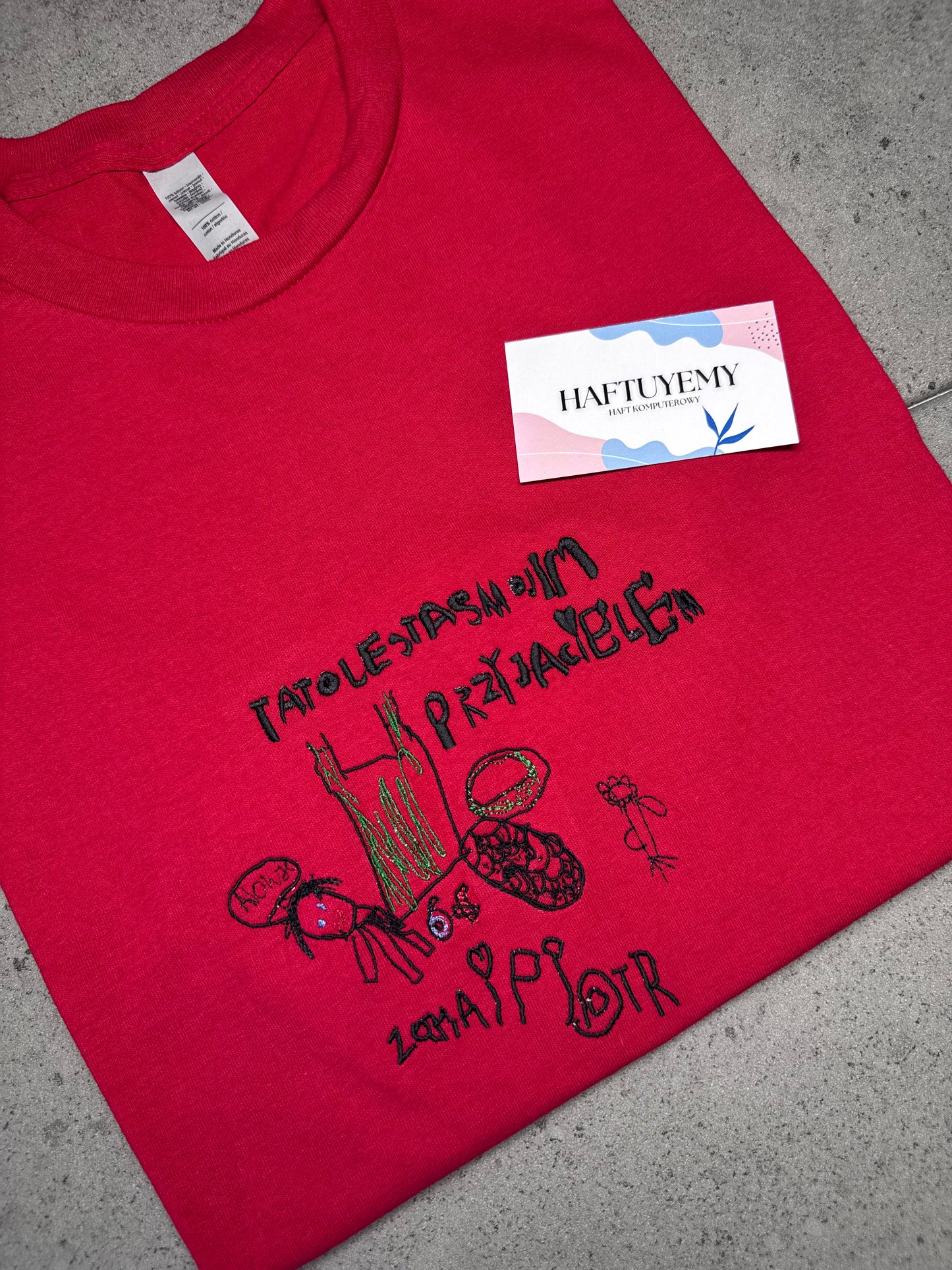Bluza z haftem rysunku Twojego dziecka
