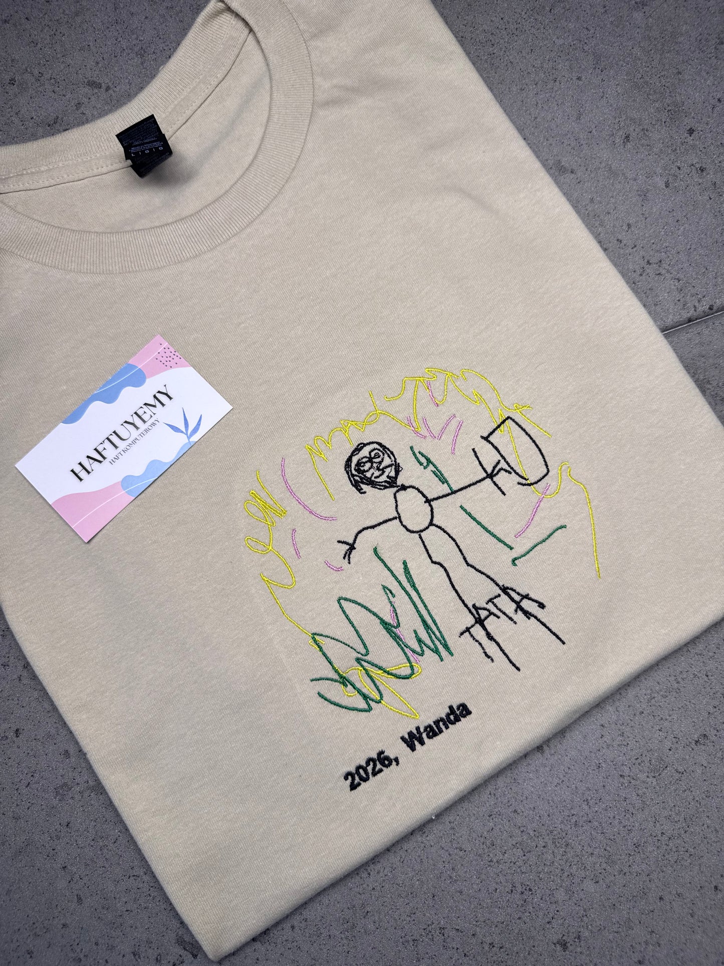 Bluza z haftem rysunku Twojego dziecka