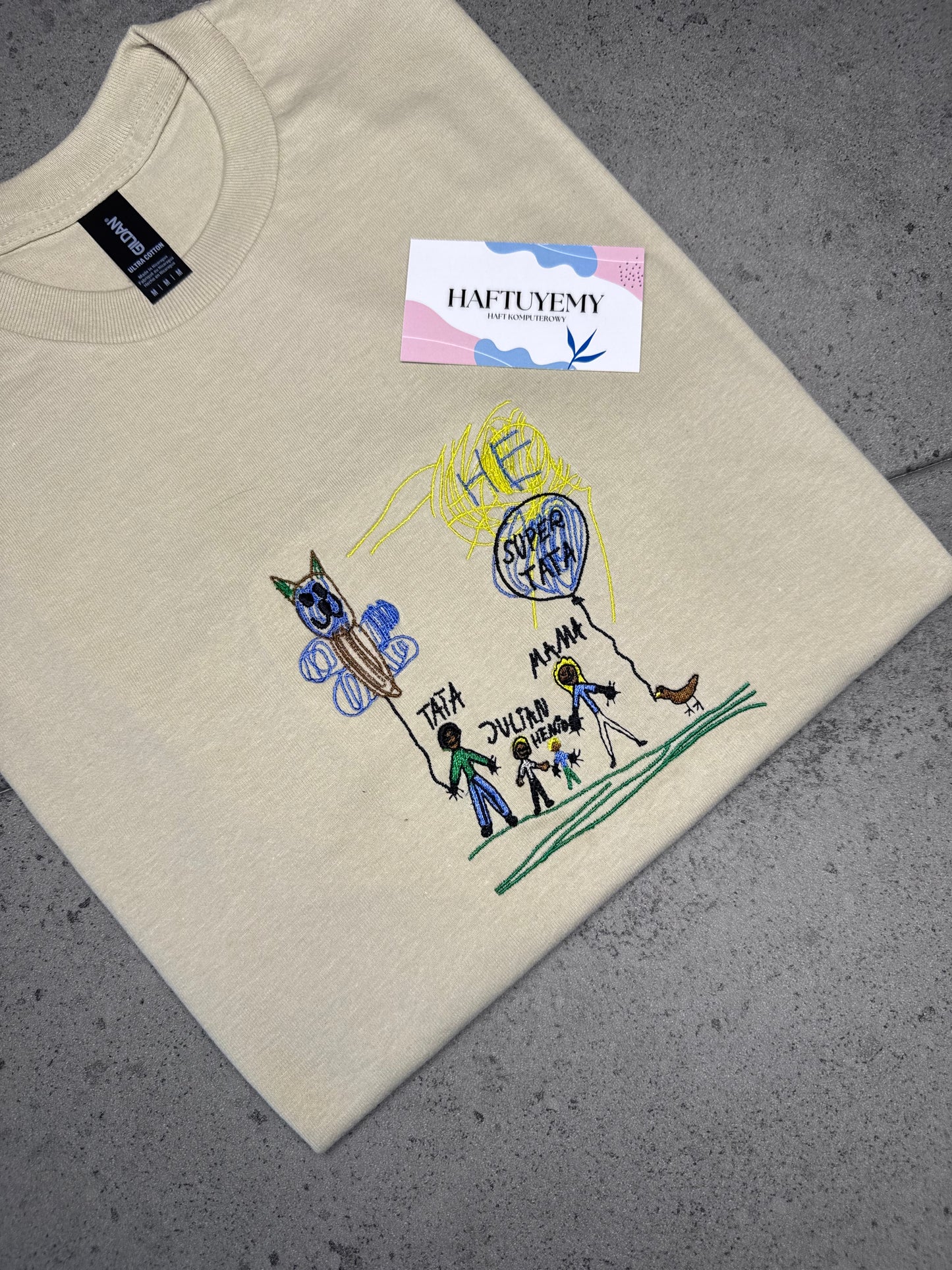 Bluza z haftem rysunku Twojego dziecka