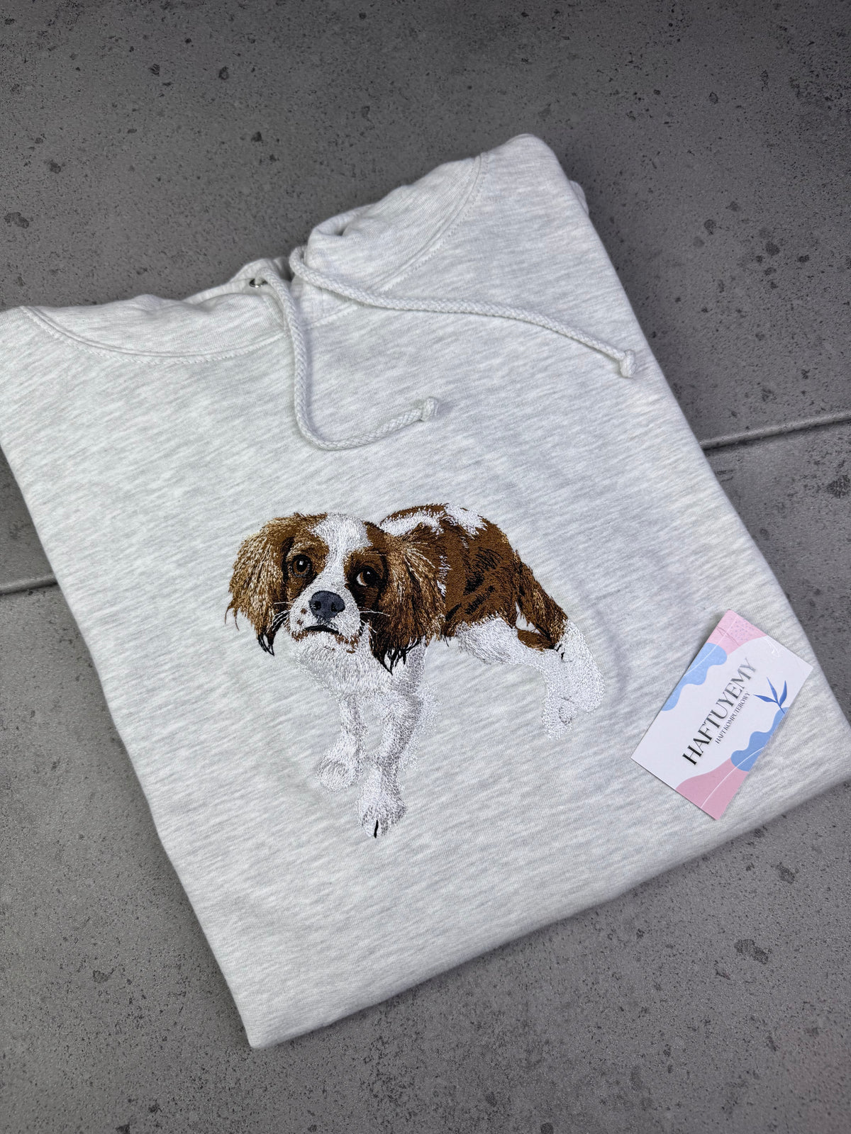 A sweatshirt with your pet's image