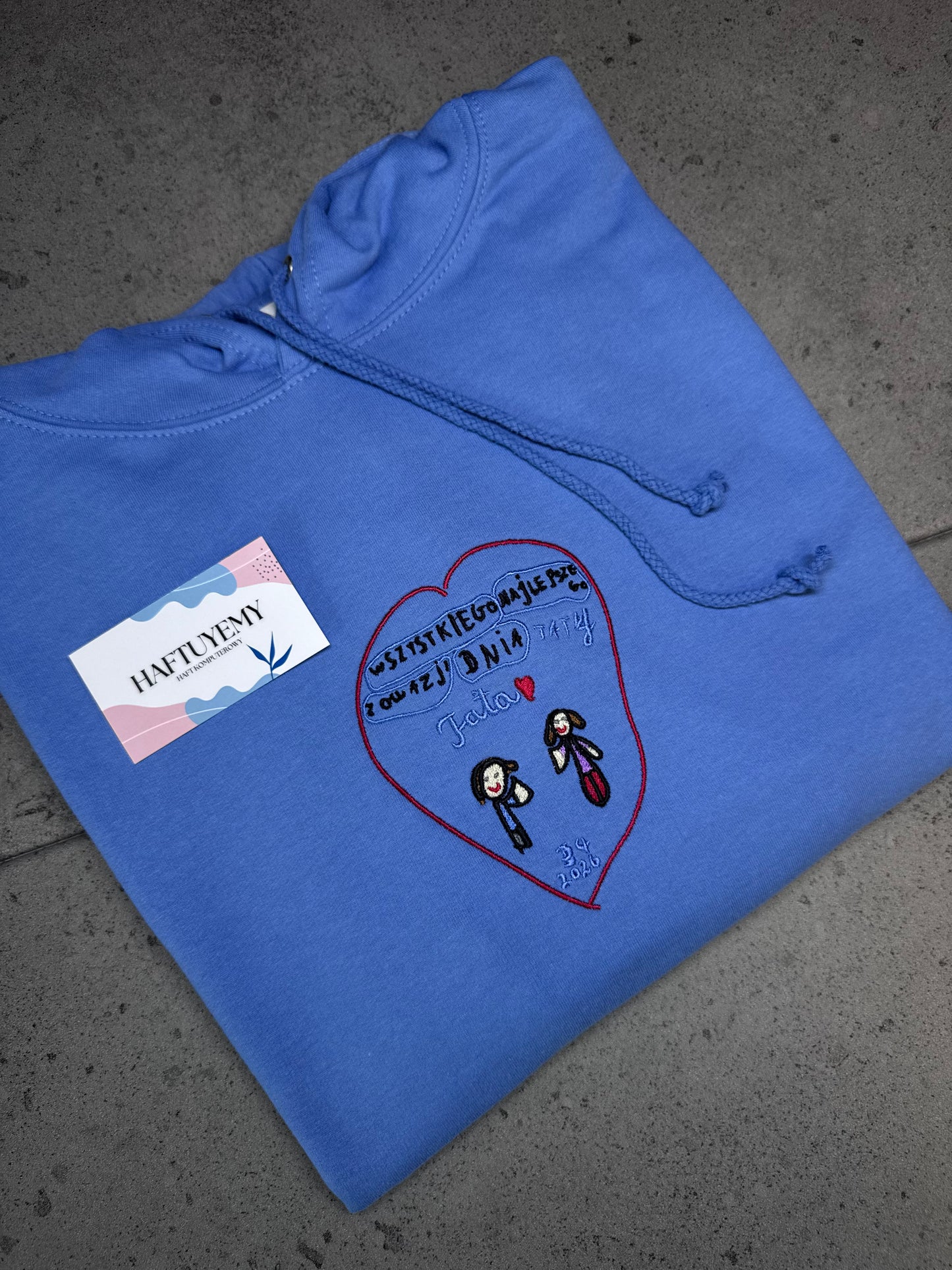 Bluza z haftem rysunku Twojego dziecka