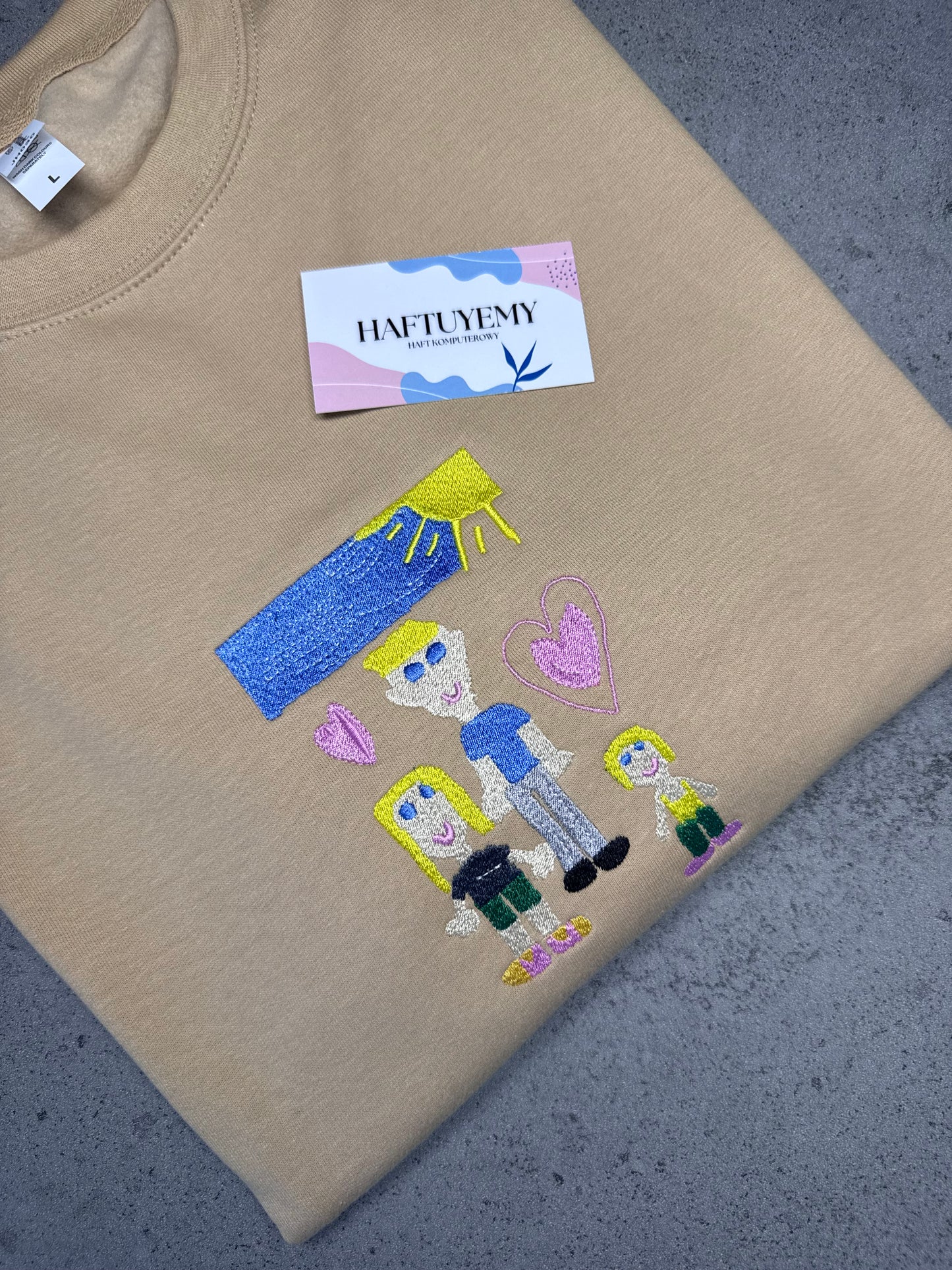 Bluza z haftem rysunku Twojego dziecka