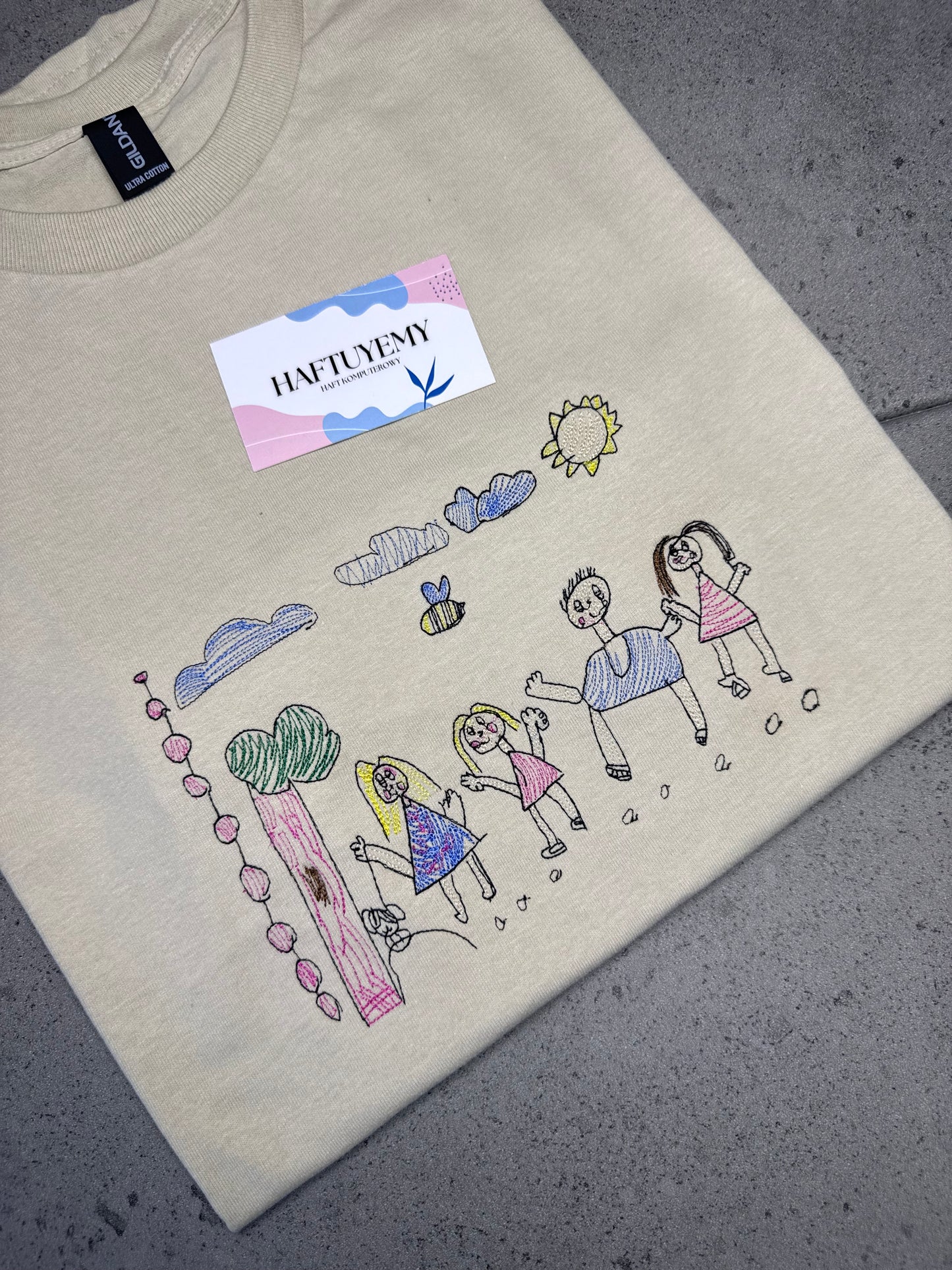 Bluza z haftem rysunku Twojego dziecka