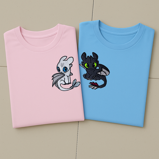 Komplet koszulek - matching ( Smoki v8)