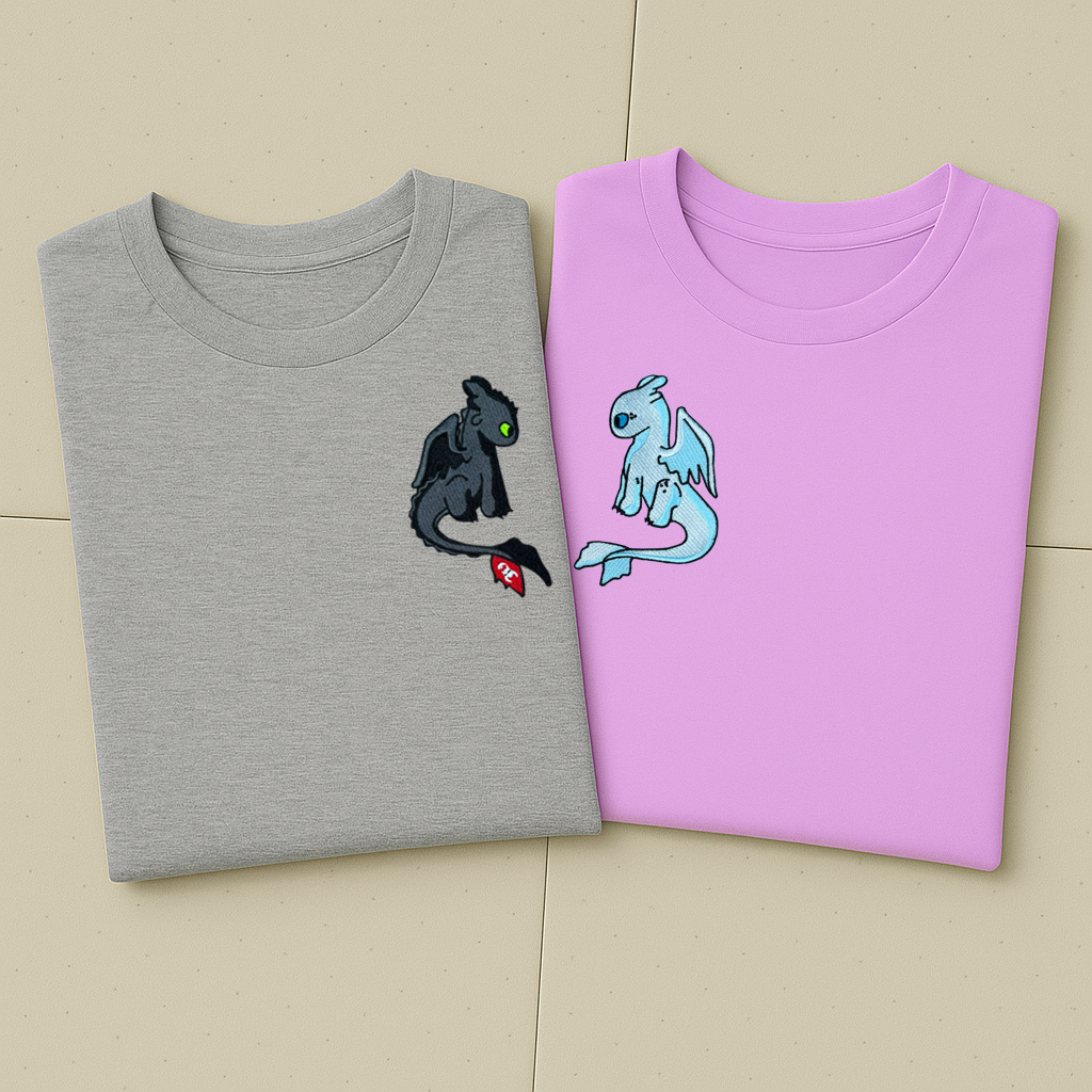 Komplet koszulek - matching inspirowane (Smoki v6)