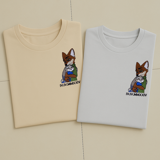 Komplet koszulek - matching ( Królik i Lis v4)