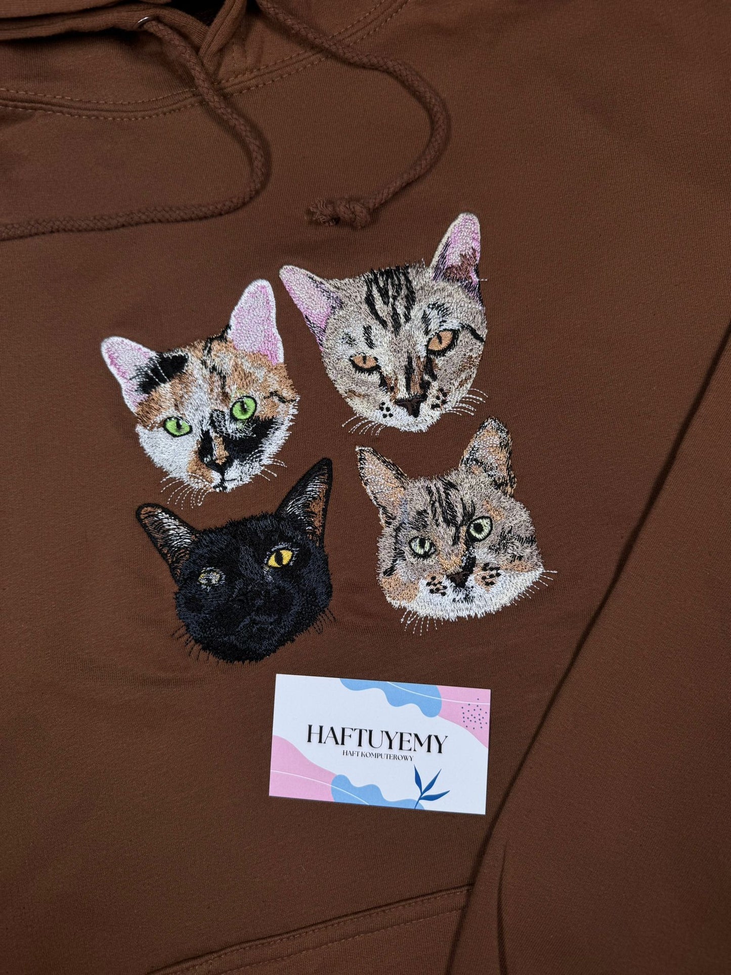 A sweatshirt with your pet's image