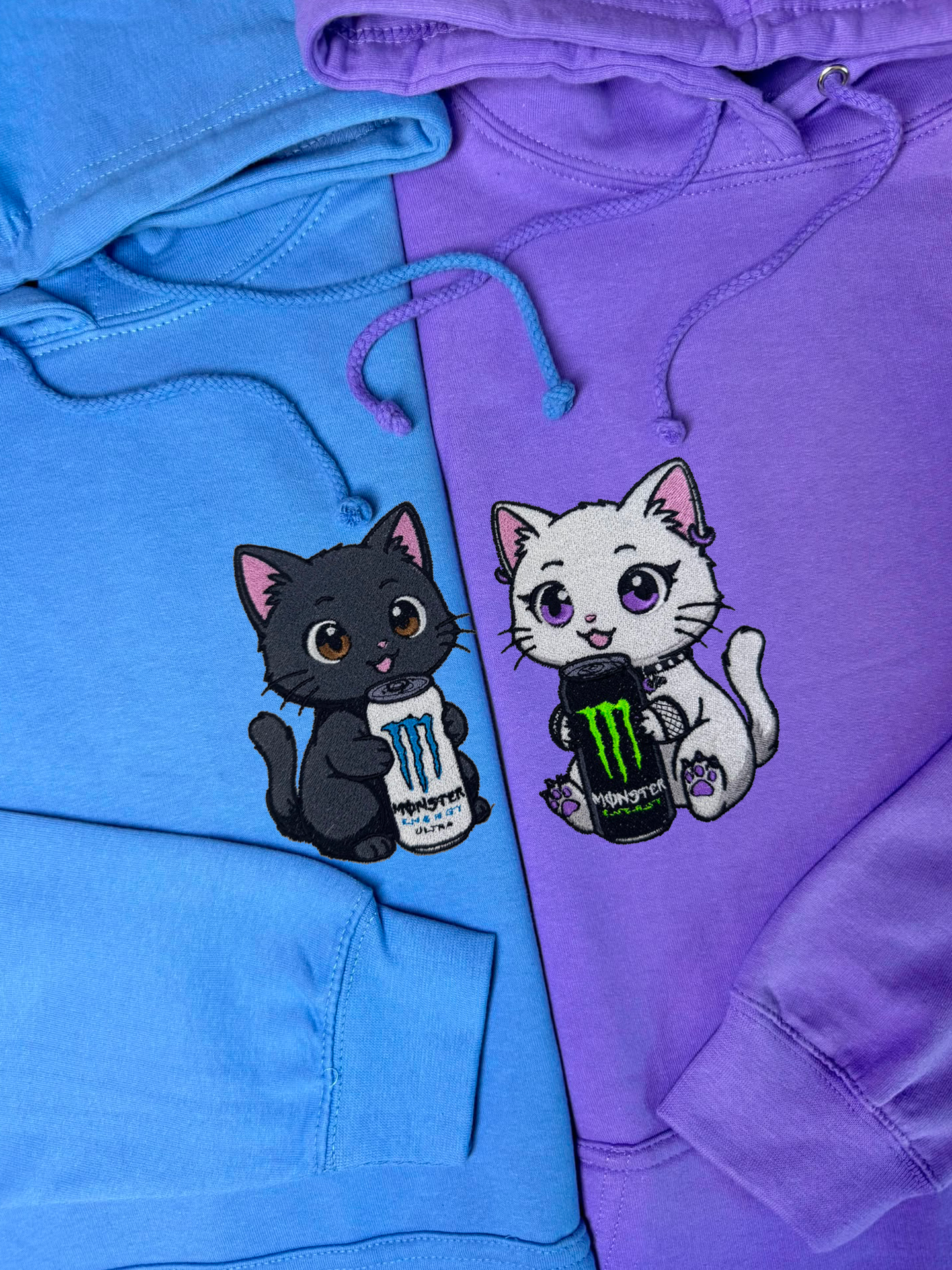 Komplet bluz - matching (Goth kittens)