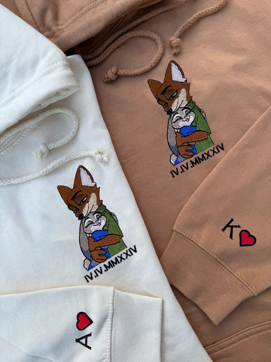 Komplet bluz - matching ( Królik i Lis v4)