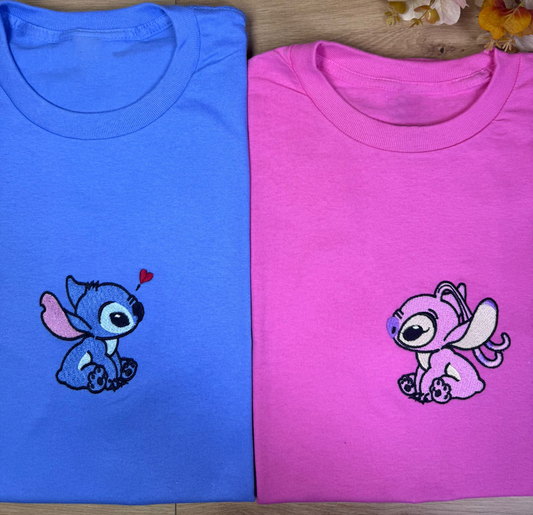 Komplet koszulek - matching ( inspirowane Stitch)