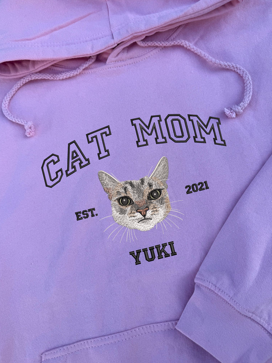 CAT MOM / CAT DAD - Bluza z podobizną twojego pupila i napisem